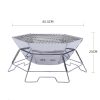 hex design foldable grills portable grills size, foldable grill size, outdoor grill size