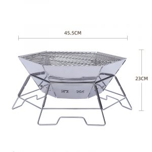 hex design foldable grills portable grills size, foldable grill size, outdoor grill size