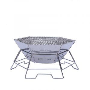 foldable grills, outdoor grill, hex design portable grill