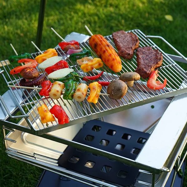 foldable grill application, outdoor grill application