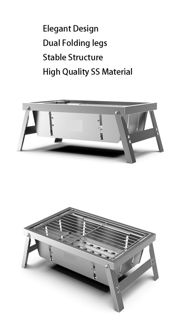 Fold-up grill, Lightweight grill,