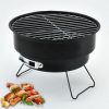 foldable grill black color with foldable legs