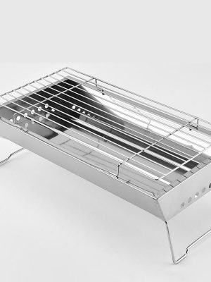 outdoor barbeque grills with foldable legs to support