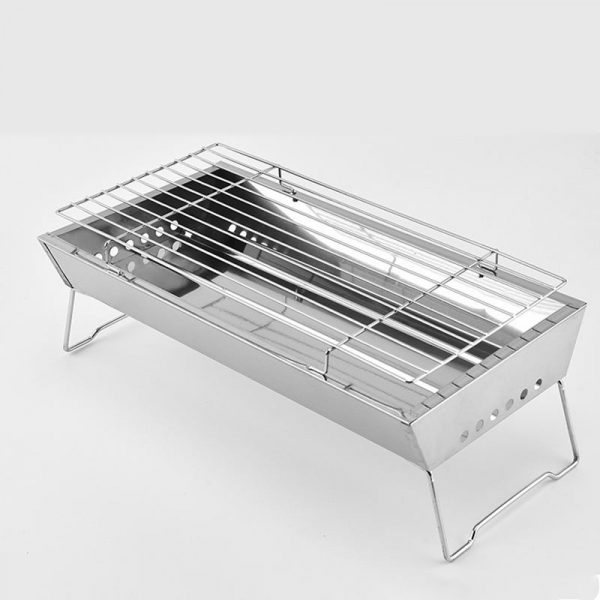 outdoor barbeque grills with foldable legs to support