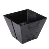 Portable square grill, Barbeque grill with black finish,