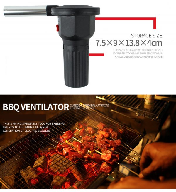 Grill ignition fan, Fire starter fan,