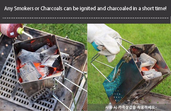 charcoal starter easily make charcoals for barbeque