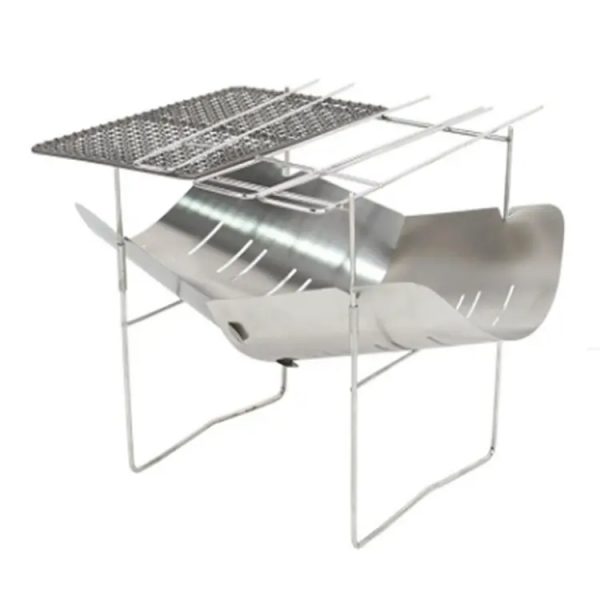 creative fashionable Grill for picnics, Folding charcoal grill,