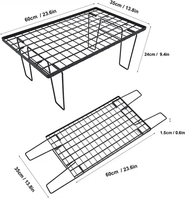 Outdoor cooking table, Folding barbeque table,