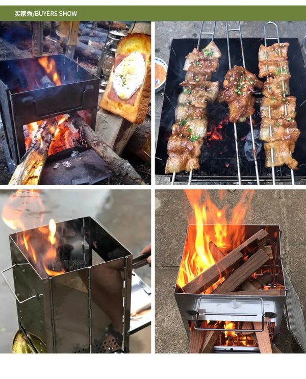 foldable grill, outdoor grill, outdoor stove