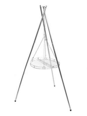 stainless steel barbeque tripod