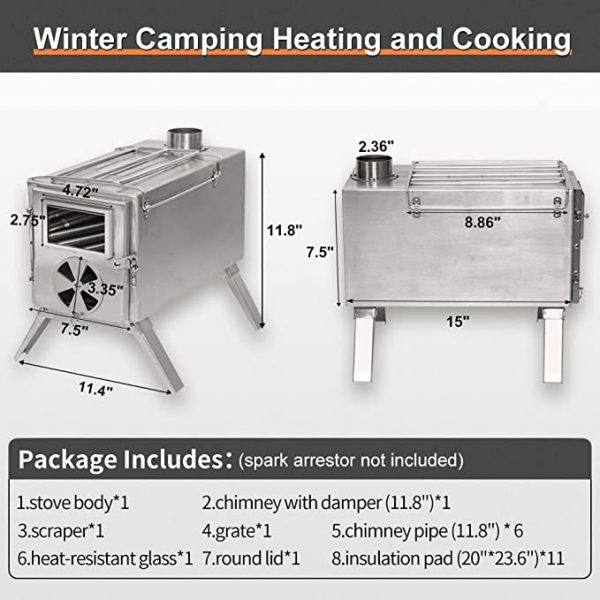 Tent heating unit, Tent heating source, Versatile tent heater,